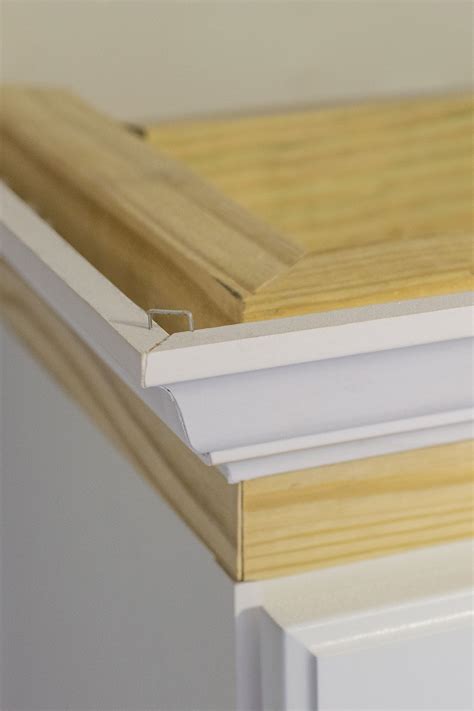 How To Install Crown Molding On Kitchen Cabinets Crown Moulding For