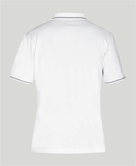 White Polo T Shirts Back