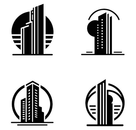 High-Rise Building Logo 的图像结果
