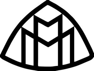Intellprint India 10.16 cm Maybach logo Vinyl car,laptop,wall Decal ...