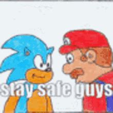 Mario And Sonic Kissing GIFs | Tenor