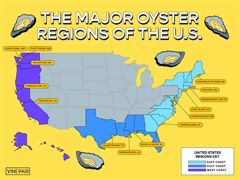 The Major Oyster Regions of the U.S. — and the Best Varieties From Each ...
