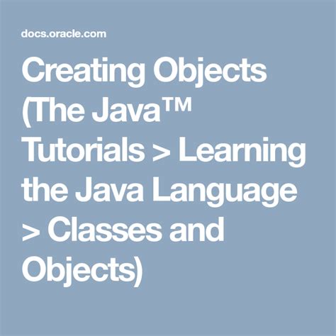 How to Make Objects in Java 的图像结果