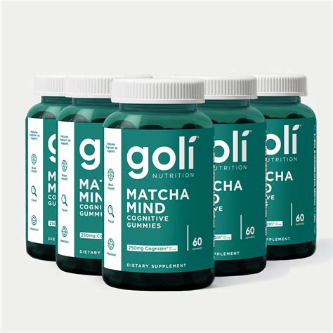 Goli® Matcha Mind Cognitive Gummies