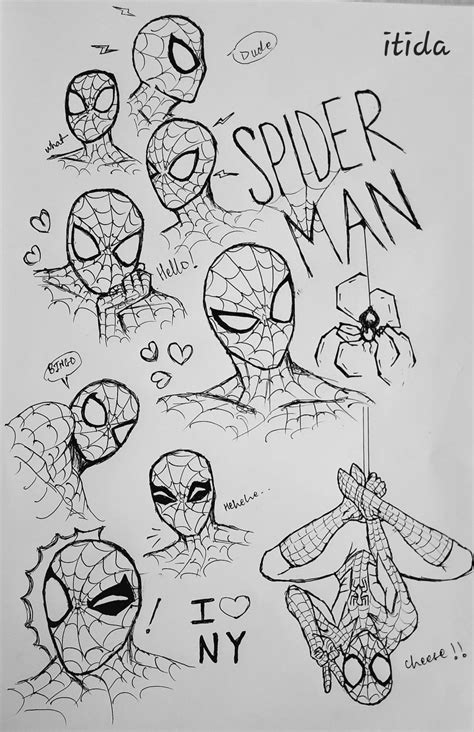 Pin by itida._.oo on my uploads | Spiderman drawing, Spiderman art ...