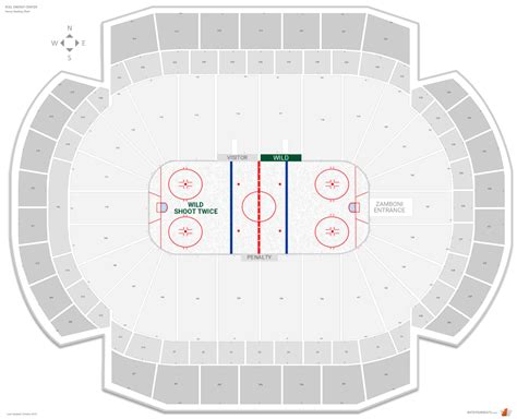 Xcel Energy Center Interactive Seating Chart
