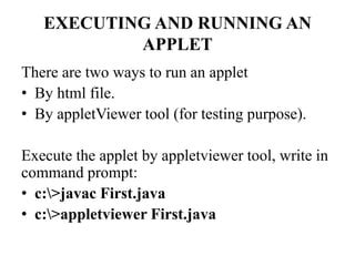Image result for Executing Java Applets Using Appletviewer