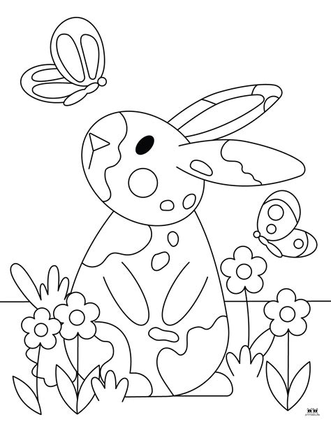 Bunny Coloring Pages - 28 FREE Pages | Printabulls