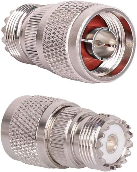 Buy 3AN Telecom N Male to UHF Female Adapter N Connector to PL-259 SO ...