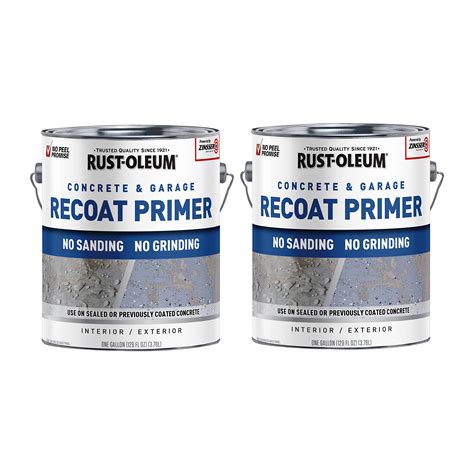 Water Based Floor Primer Rust-Oleum Concrete Floor Recoat Primer - 2 ...