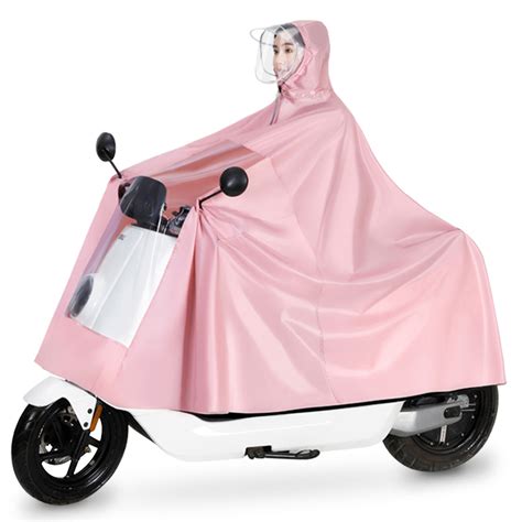Fasola全身长款雨衣 电动车透明雨披 成人男女全身加厚防护防水衣
