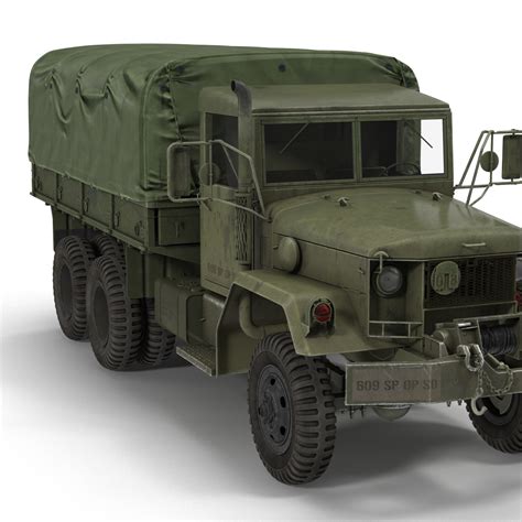 US Military Cargo Truck m35a2 3D model | 3D Molier International