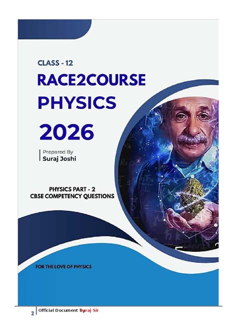 Class 12 Physics (Race2Course) Objective Questions: Rapid Revision for ...