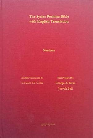 Buy Numbers According to the Syriac Peshitta Version with English ...