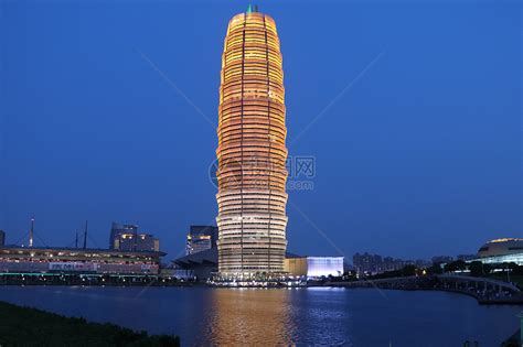 河南郑州郑东新区夜景高清图片下载-正版图片501558242-摄图网