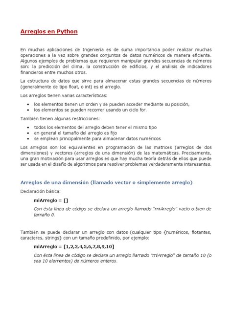 Arreglos Python 的图像结果