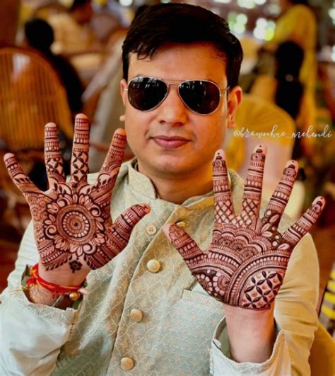 20+ Latest Groom Mehndi Designs in 2026 – Shaahi Decor