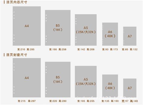 上海记事本定制 尺寸对照表 笔记本礼品定做常规尺寸 - 阿里巴巴商友圈