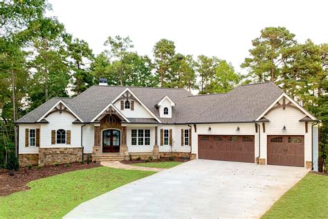 One-Story Country Craftsman House Plan with Screened Porch - 24392TW ...