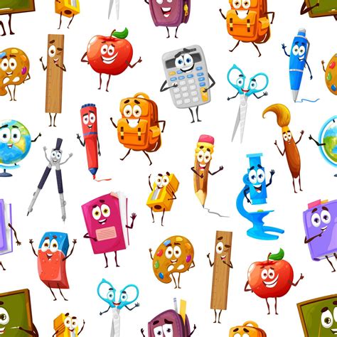 School Stationery Cartoon 的图像结果