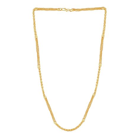 Buy MEENAZ Chain for Men Boys Husband gents boyfriend Stylish golden ...