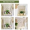 U & G Decor Macrame Wooden Wall Hanging Shelf Modern Chic Woven Macrame ...