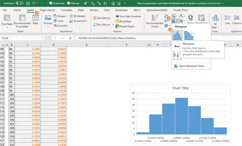 How to Make Data Normally Distributed in Excel 的图像结果