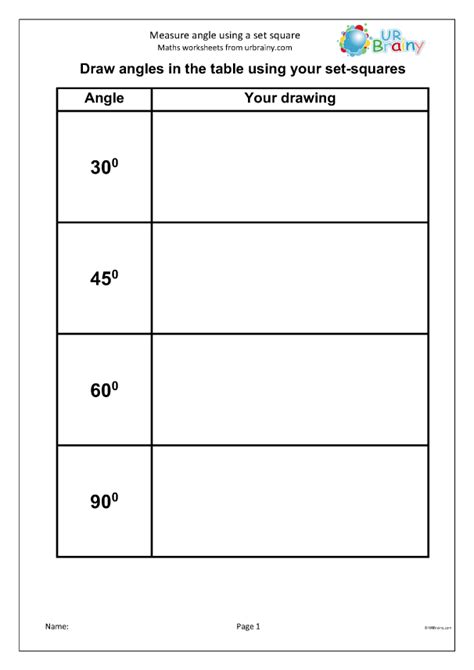 Image result for Set Square Angles