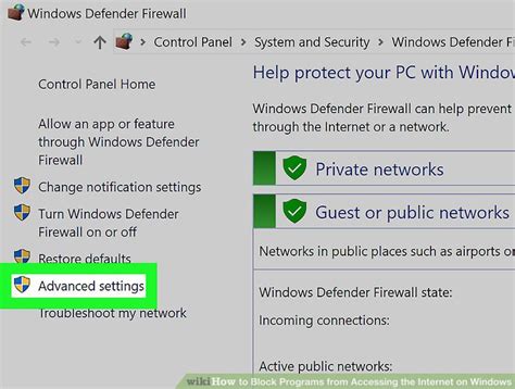 Image result for How to Block a Program From Internet Access