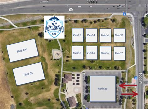 West Jordan Soccer Complex Maps