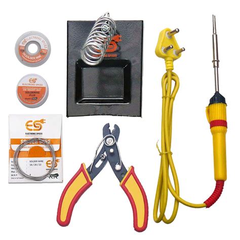 Electronic Spices (6 in 1) 25watt Soldring Iron Starter Kit/Paste ...