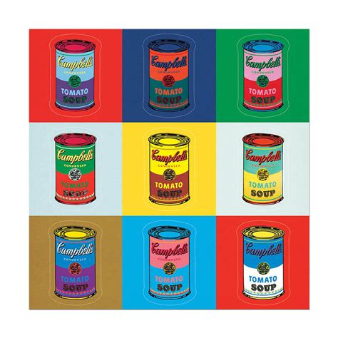 Sticker-Sheet - Warhol Campbell's Soup Cans | Fondation Beyeler Shop