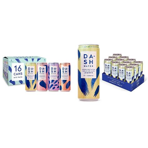 Buy Dash Water Mixed Pack - 16 x Flavoured Sparkling Spring Water (16 x ...