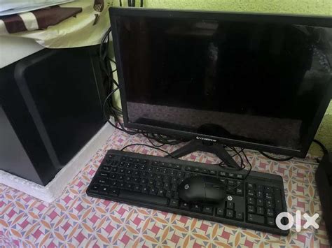 Computer total parts cpu and monitor keyboard and mouse it was few mo ...