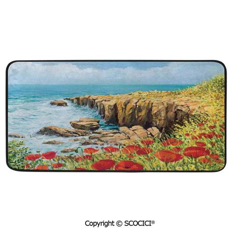 Rectangle Rugs for Bedside Fall Safety, Picnic, Art Project, Play Time ...