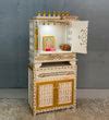 Wooden Pooja Temple & Puja Mandap with Cabinet for Home ...