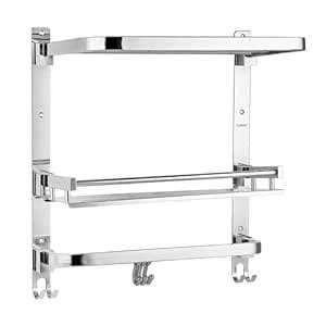 Hindware Bathroom Accessories 3-Layer Multi-Purpose Shelf | Made of ...