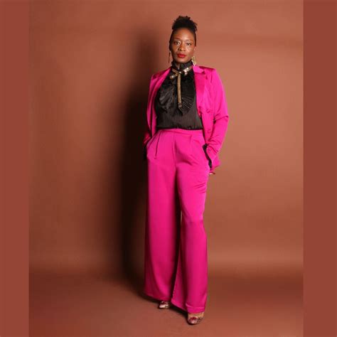 Woman's Pink Pants Suit – Monique's Couture Fashions