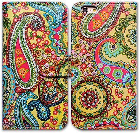 Bcov Pink Green Paisley Card Slot Leather Wallet Case Cover for iPod ...