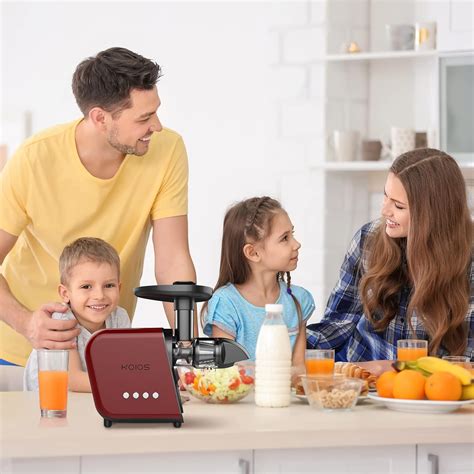 Buy KOIOS Juicer, Masticating Slow Juicer Extractor with Reverse ...
