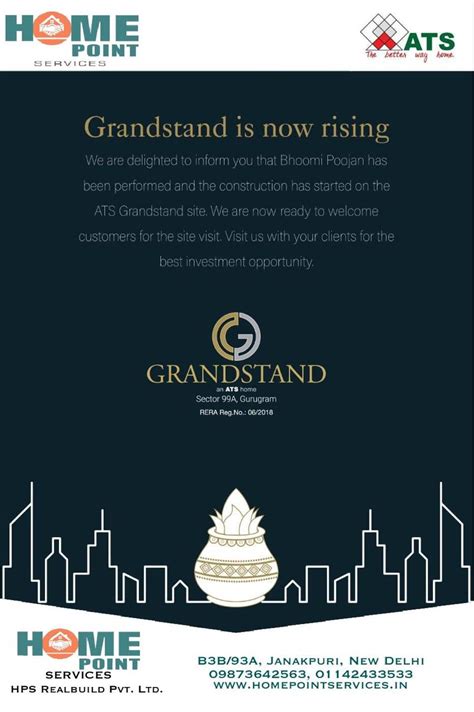 ATS Grandstand Under Construction 3BHK-4BHK Apartments - Home Point ...