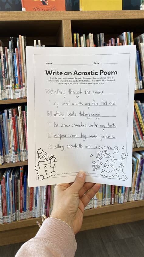 How To Write Acrostic Poems: Examples and Templates - Asha Modern School