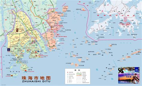 珠海地图|珠海地图全图高清版大图片|旅途风景图片网|www.visacits.com