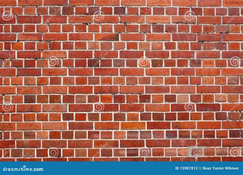 Red brick wall stock photo. Image of horizontal, frame - 15987812
