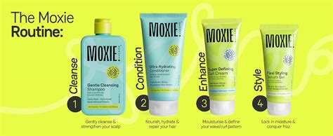 MOXIE BEAUTY Curly Hair Routine Set | Boosts Curl Definition & Retains ...