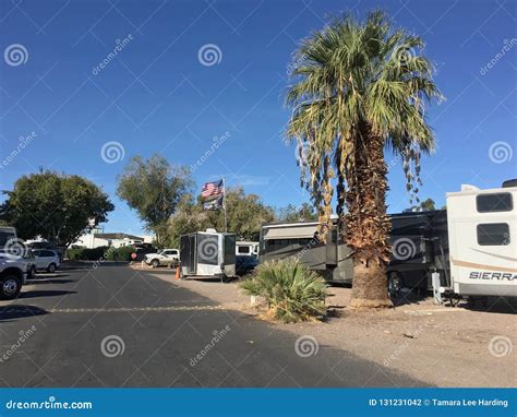 Thousand Trails Las Vegas RV Resort Editorial Photography - Image of ...