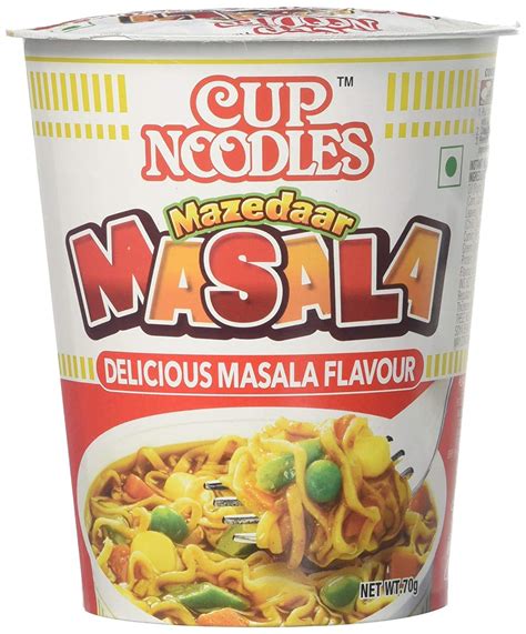 Nissin India Cup Noodles Mazedaar Masala - 12 X 70g India | Ubuy