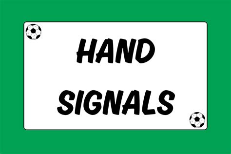 Image result for Referee Hand Signals