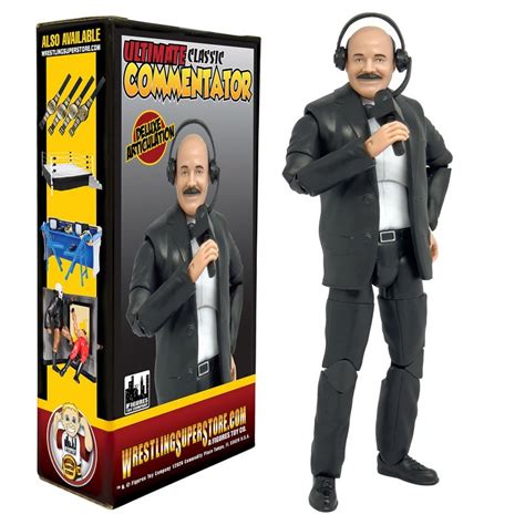 Figures Toy Company Ultimate Classic Announcer Commentator with Deluxe ...