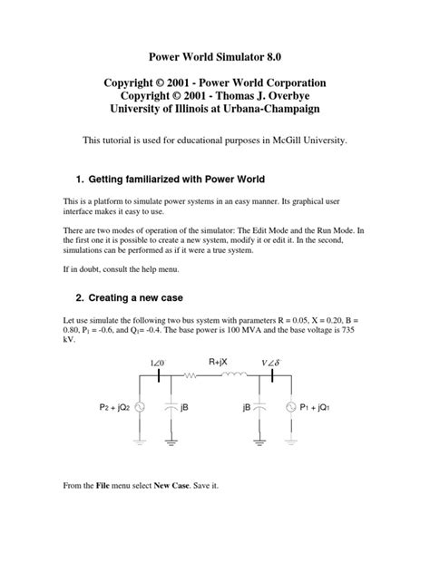 Power World Tutorial 的图像结果